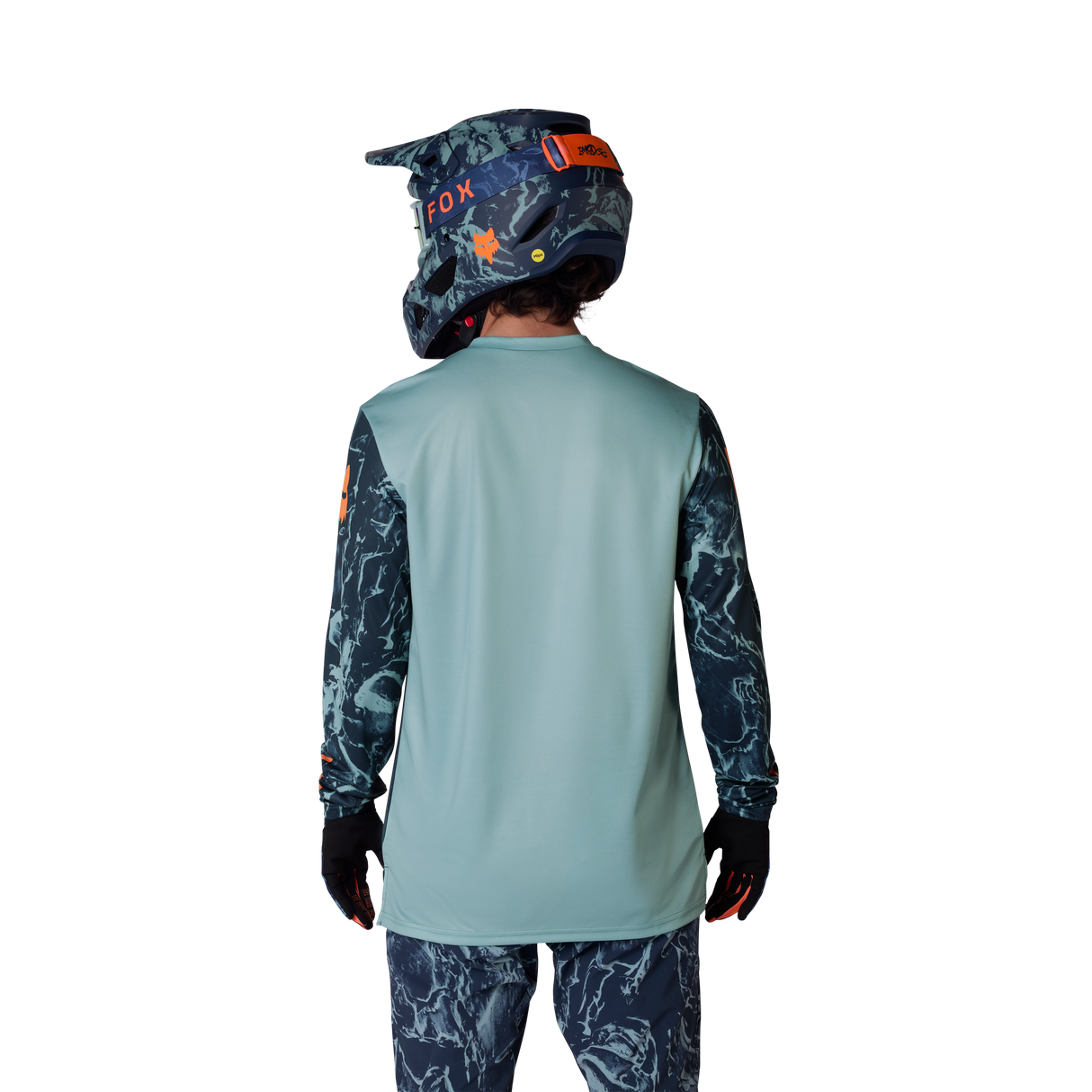 Maillot à manches longues Fox Racing Jeunesse Ranger Imprimé Image Bleu Arctique