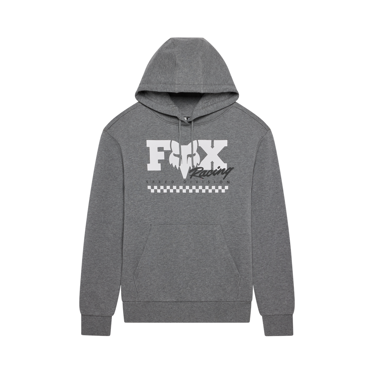 Fox Racing Womens Checker Pullover Hoodie Heather Graphite