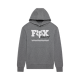 Fox Racing Womens Checker Pullover Hoodie Heather Graphite
