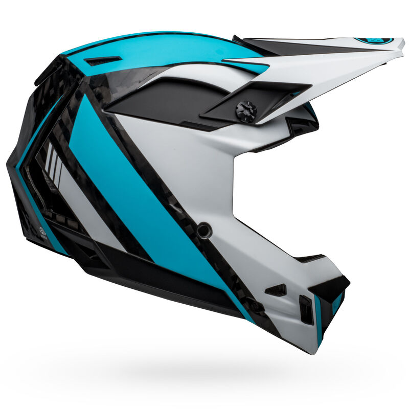 Bell Full-10 Spherical Arise Full Face DH MTB/BMX Helm Weiß/Blau
