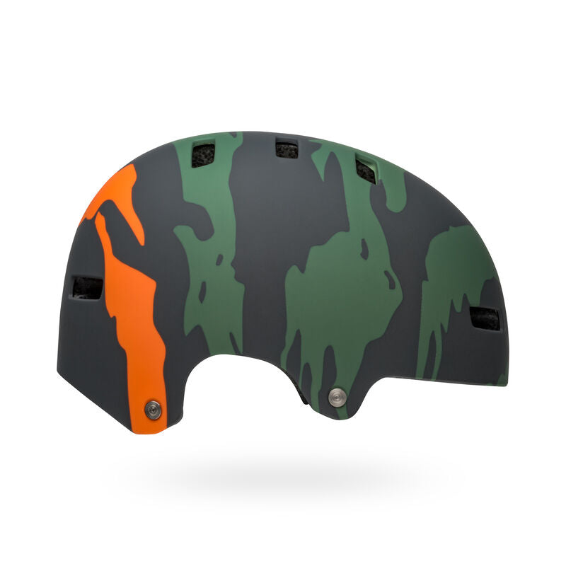 Bell Span Ravine Kids BMX/Skate/Cycling Helmet Green/Orange