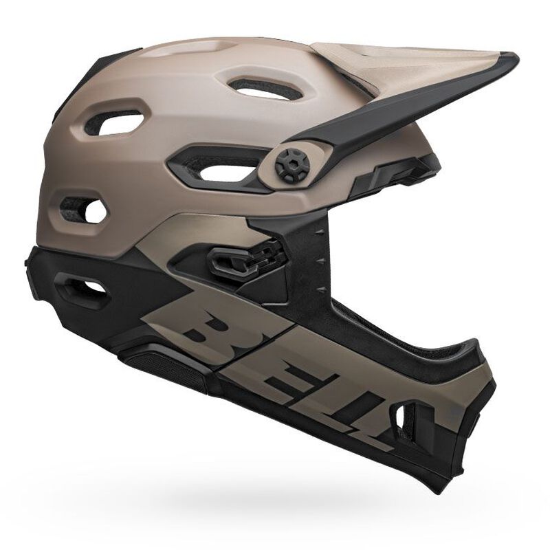 Bell Super DH Spherical Full Face Convertible MTB Helm Sand