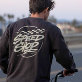 Fasthouse Burner Crew Neck Pullover - Shadow