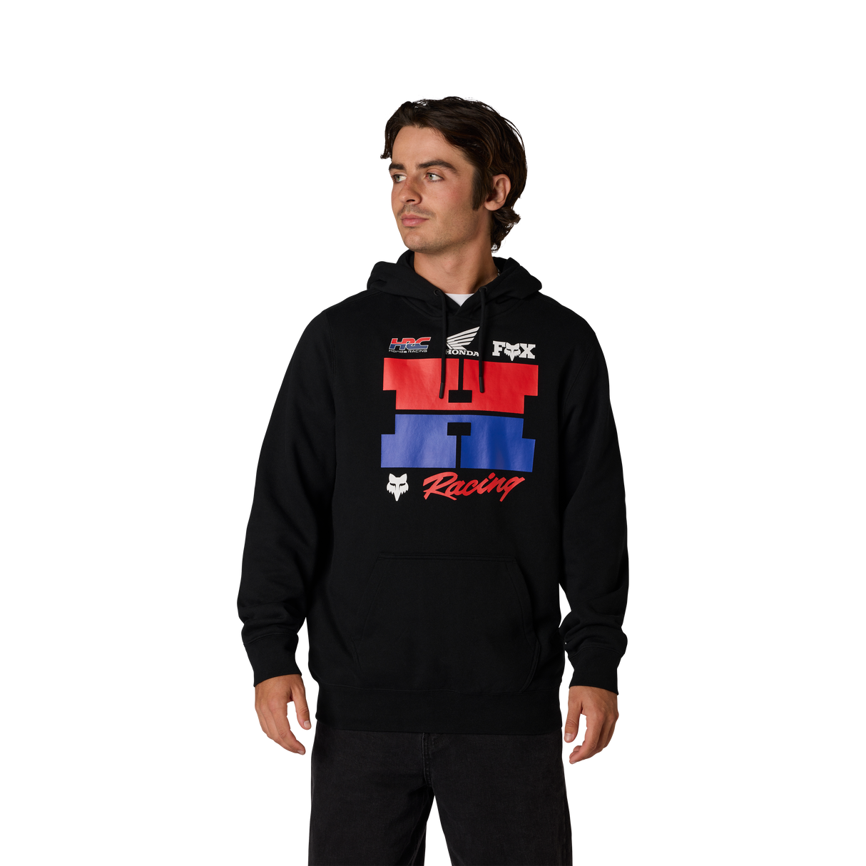Fox Racing Honda Kapuzenpullover Schwarz