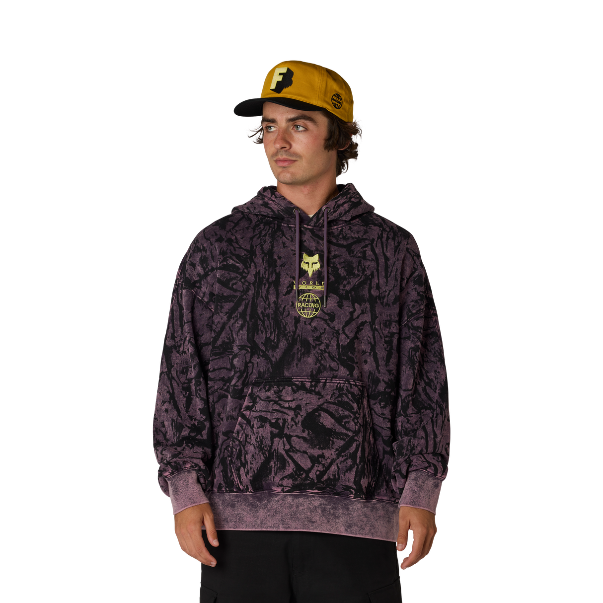 Fox Racing IMAGE Print Pullover Hoodie Plum Perfect