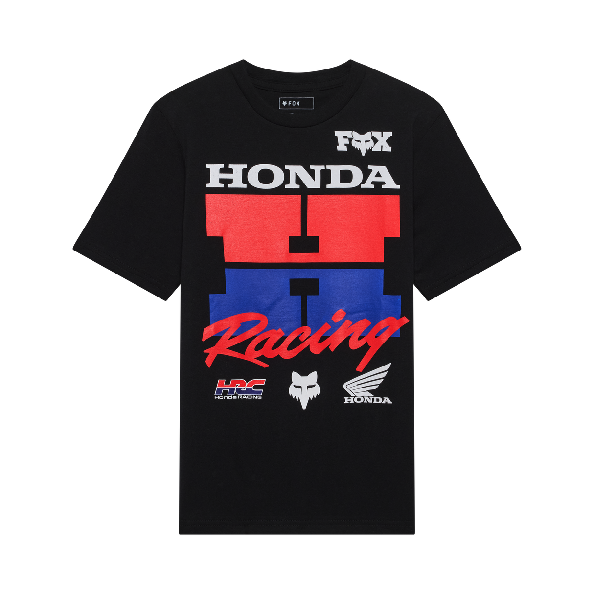Fox Racing Jugend Honda T-Shirt Ultra Schwarz