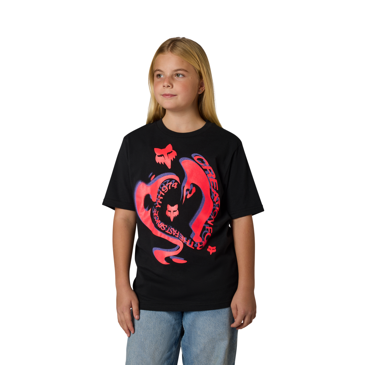 Fox Racing Youth Vision Tee Ultra Black