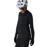 Maillot à manches longues Fox Racing Femme Flexair Noir