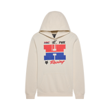 Sudadera con capucha Fox Racing Honda color blanco roto