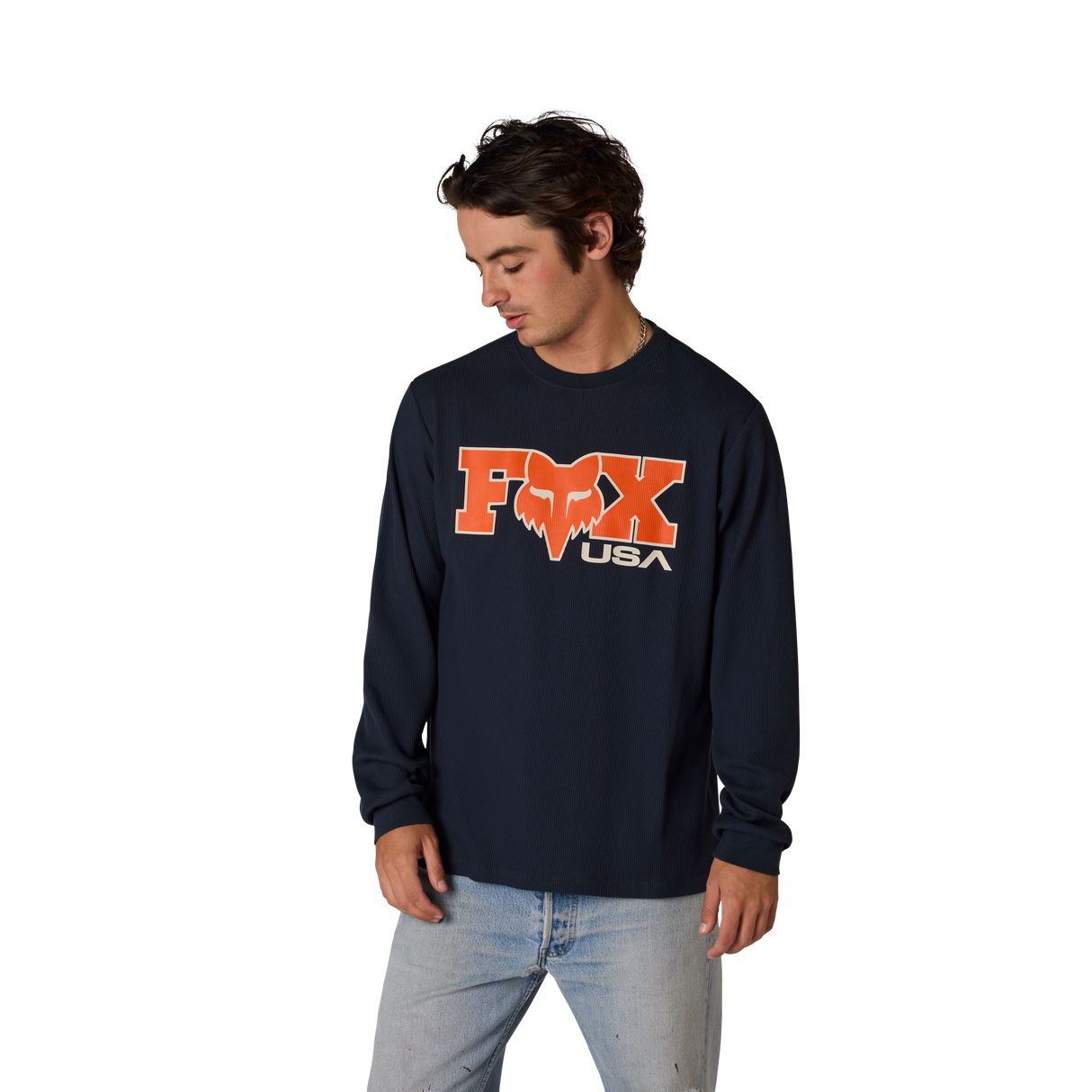 Fox Racing Circa 74 Thermal Long Sleeve Tee Midnight