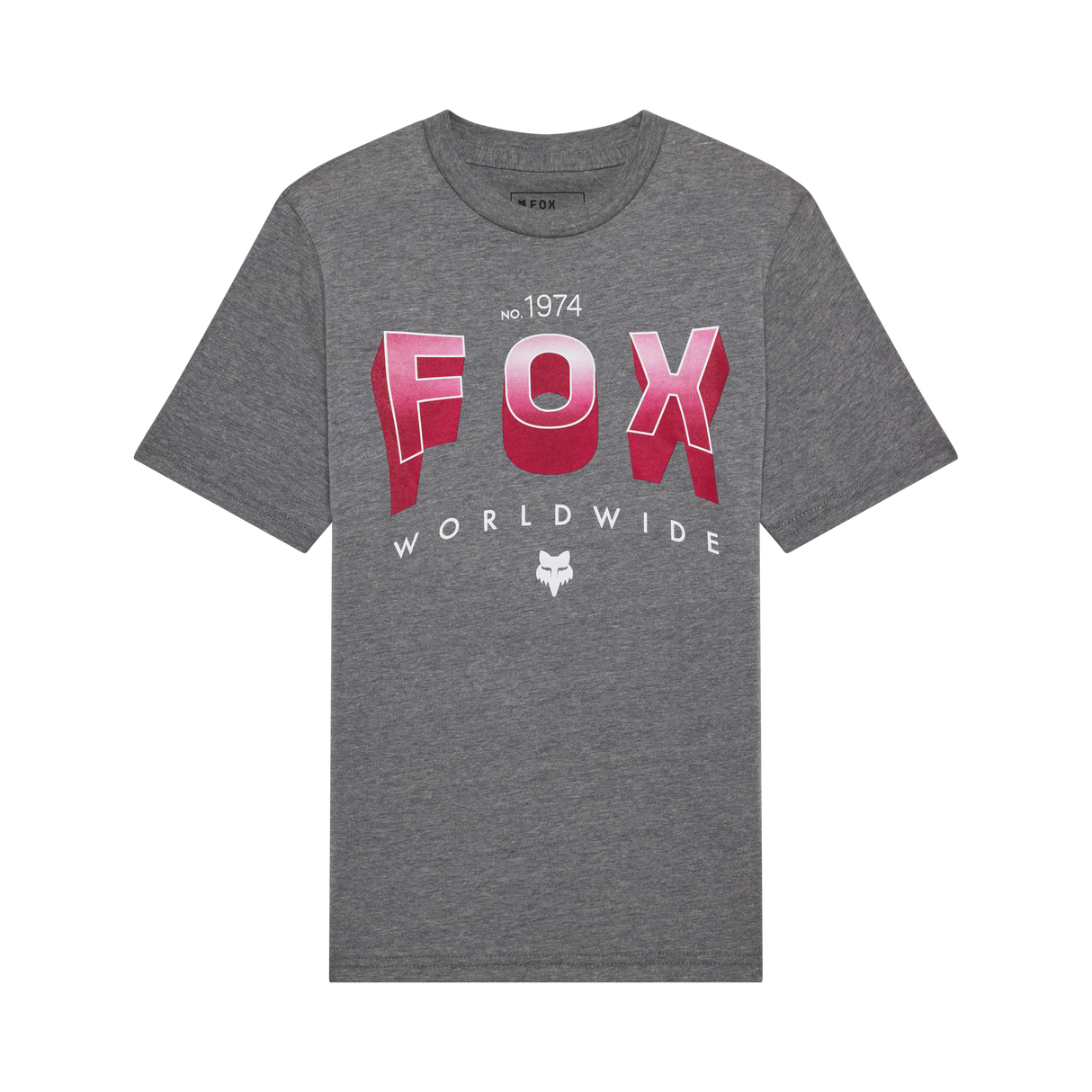 Fox Racing jeugd T-shirt Block Heather Dark Grey