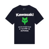 Fox Racing Kawasaki Übergroßes T-Shirt Mitternacht