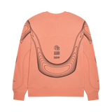 Sudadera Fox Racing Vision Crew color durazno