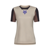 Fox Racing Women's Defend Short Sleeve Jersey Park Chalk