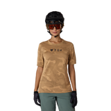 Fox Racing Women's Ranger Tru Dri Short Sleeve Jersey Nutmeg