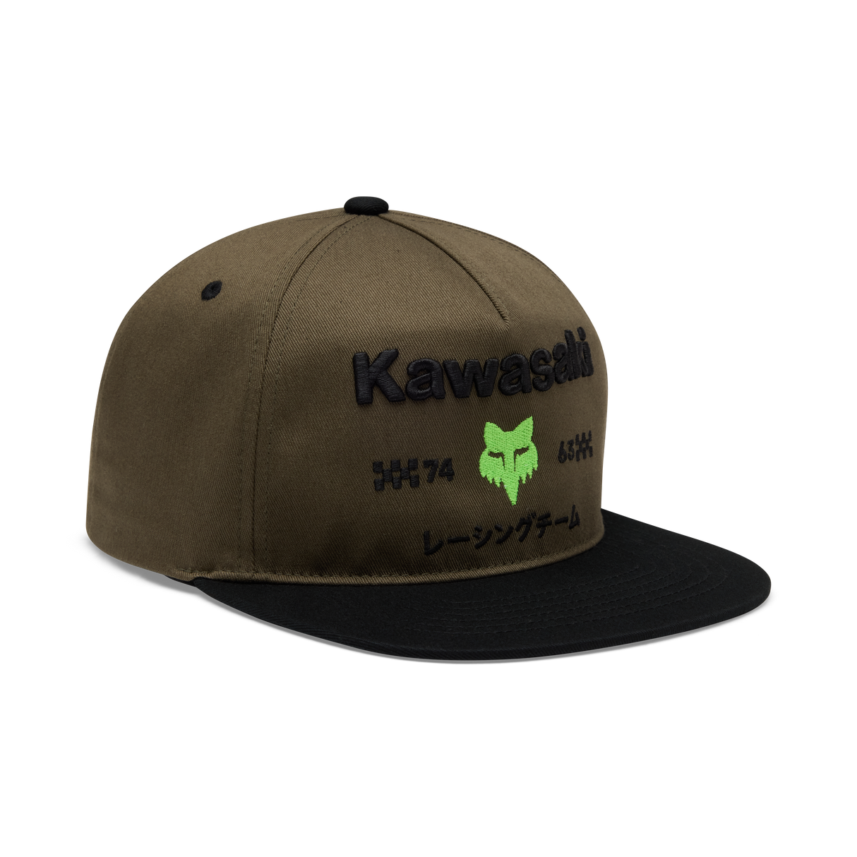 Fox Racing Kawi Snapback Cap Olivgrün