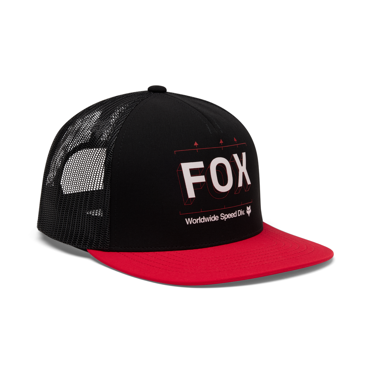 Fox Racing IMAGE Print Snapback Trucker Hat Black