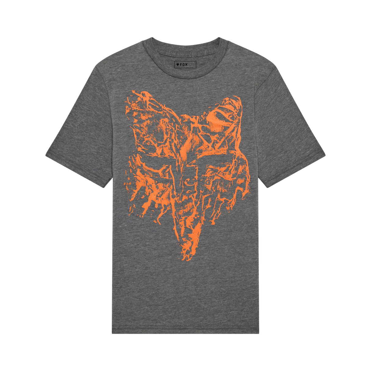 Fox Racing Youth IMAGE Print HD Tee Heather Dark Grey
