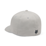 Fox Racing Badge Flexfit Hat Light Grey