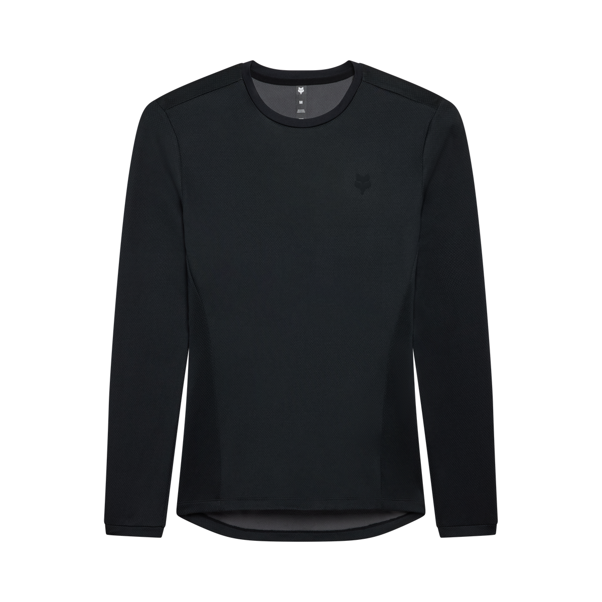 Fox Racing Techbase Fire Langarmshirt Schwarz