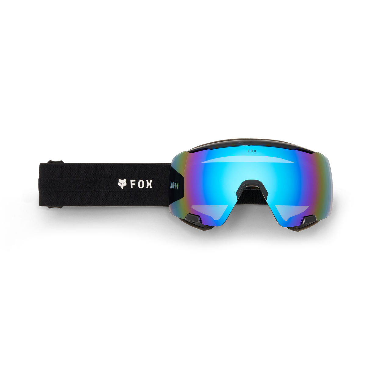 Maschera Fox Racing Purevue Nero/Mirror Nero/Blu
