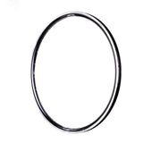 Halo White Line aros de carretera de 700c negro/plateado