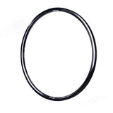 Halo White Line aros de carretera de 700c negro/plateado