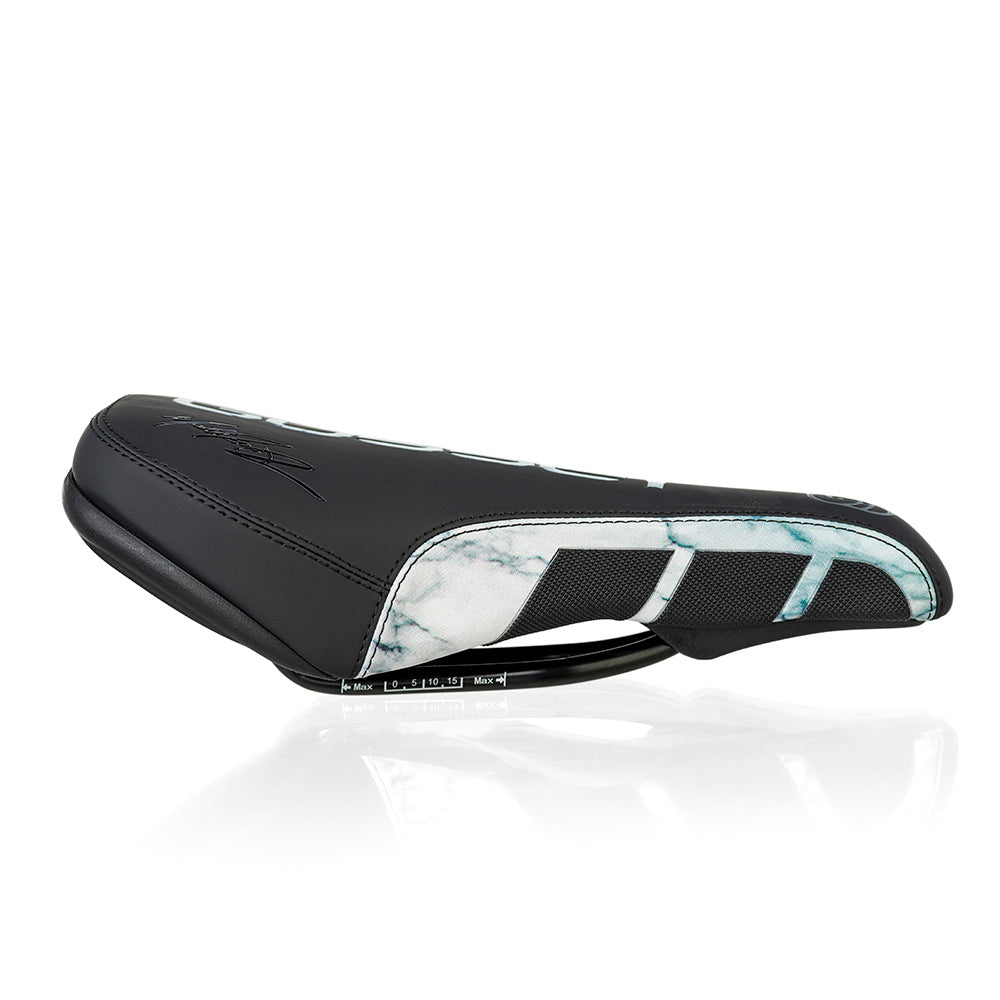 Gusset Components S2 FR Saddle - Matt Jones Signature Edition Grey Marble