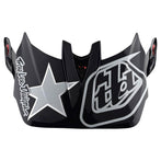 Visière de remplacement pour casque Troy Lee Designs D4 - Saison précédente