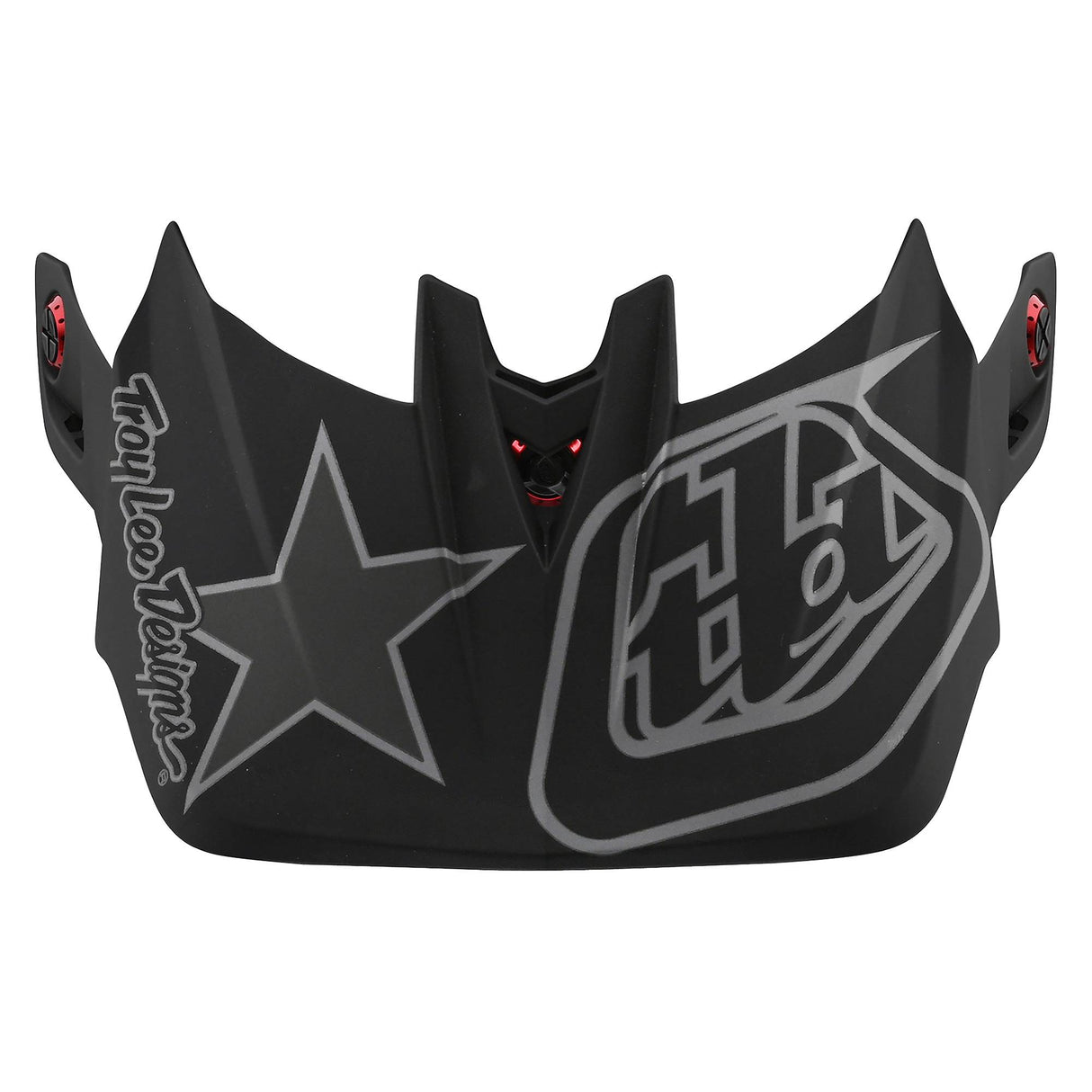 Troy Lee Designs D4 Helmet Replacement Visor Freedom 2.0 - Black/Red