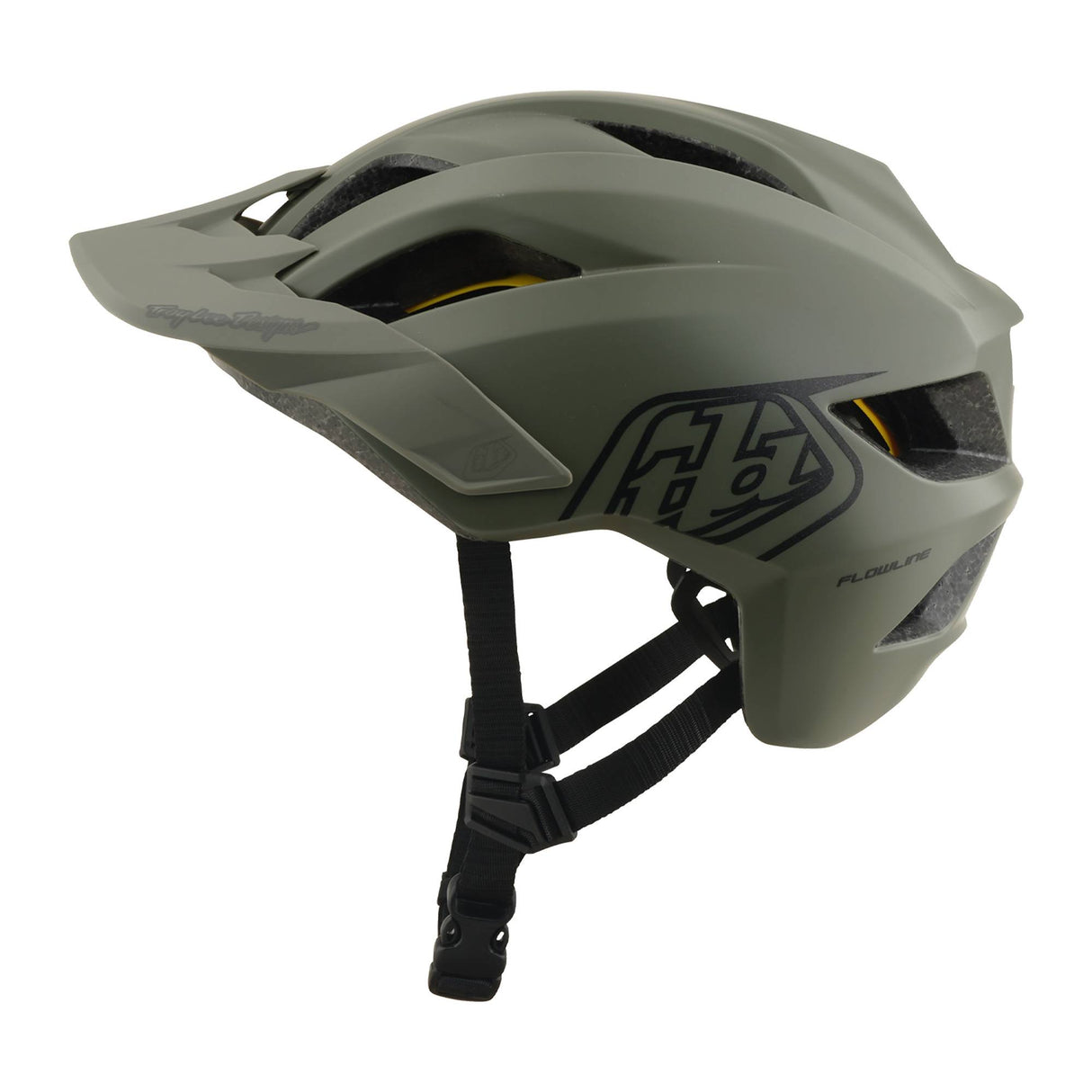 Troy Lee Designs Flowline MIPS Youth Helmet Point - Army/Phantom