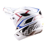 Casco Troy Lee Designs Stage Stunt Pinstripe - Blanco