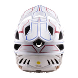 Casco Troy Lee Designs Stage Stunt Pinstripe - Blanco