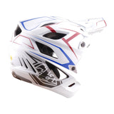 Casco Troy Lee Designs Stage Stunt Pinstripe - Blanco