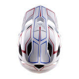 Casco Troy Lee Designs Stage Stunt Pinstripe - Blanco
