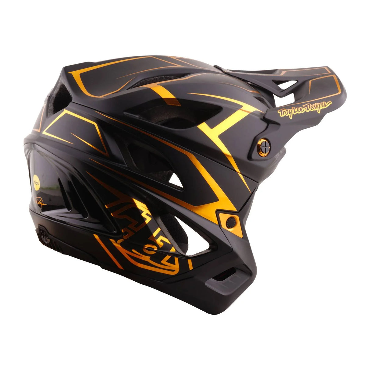 Troy Lee Designs Stage Stunt Helmet Pinstripe - Black