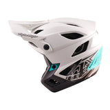 Troy Lee Designs Stage Stunt Helmet Drone - Pumice/Real Teal