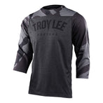 Maillot Ruckus Camber Camo de Troy Lee Designs - Noir chiné