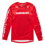 Maillot Troy Lee Designs Sprint SRAM Shifted - Rouge ardent