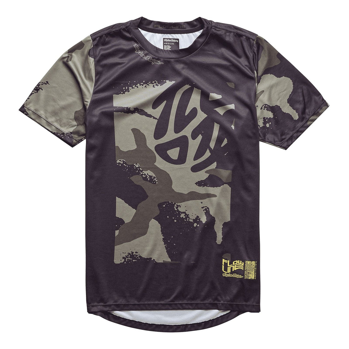Troy Lee Designs Flowline Youth Short Sleeve Jersey Confined - Black