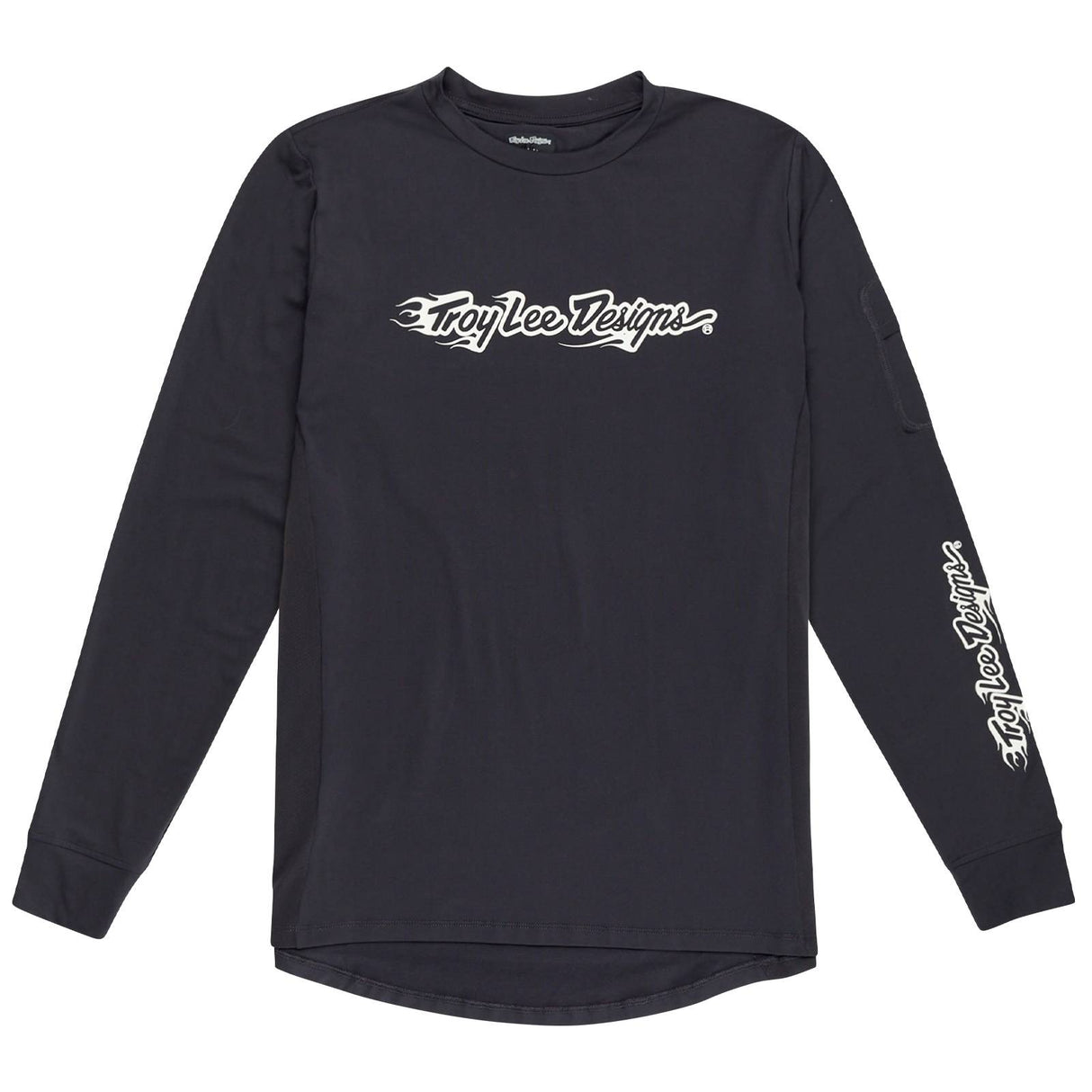 Troy Lee Designs Ruckus Langarm-Fahrtrikot Burn Out - Carbon