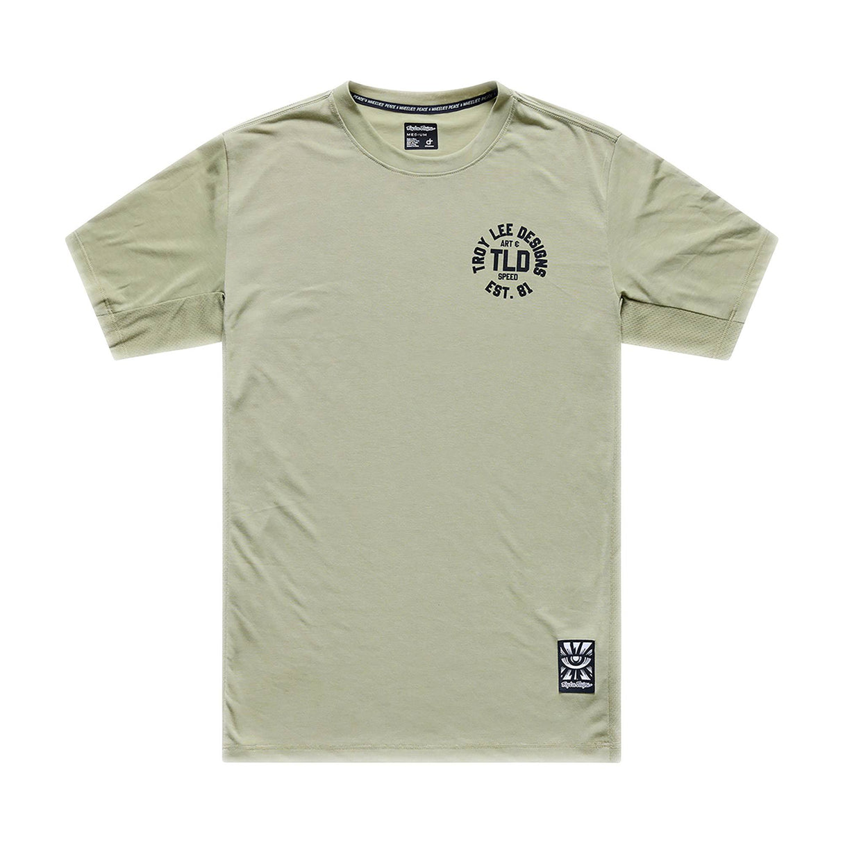 Troy Lee Designs Skyline Short Sleeve Ride Jersey Stamps - Sage