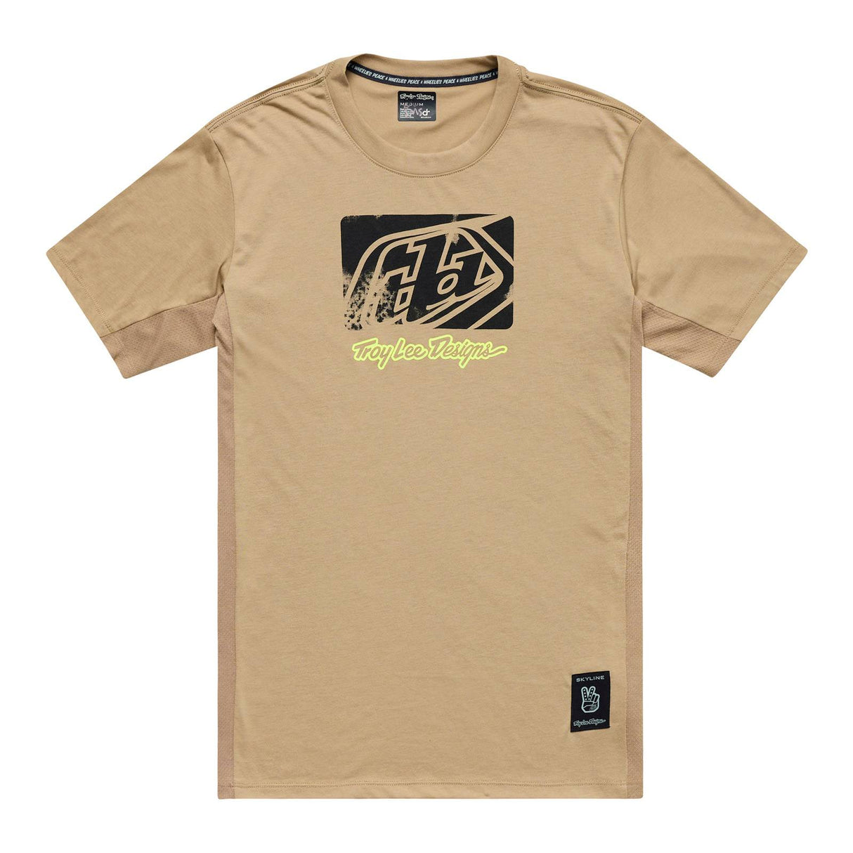 Troy Lee Designs Skyline Short Sleeve Ride Jersey Scrubbed - Timber