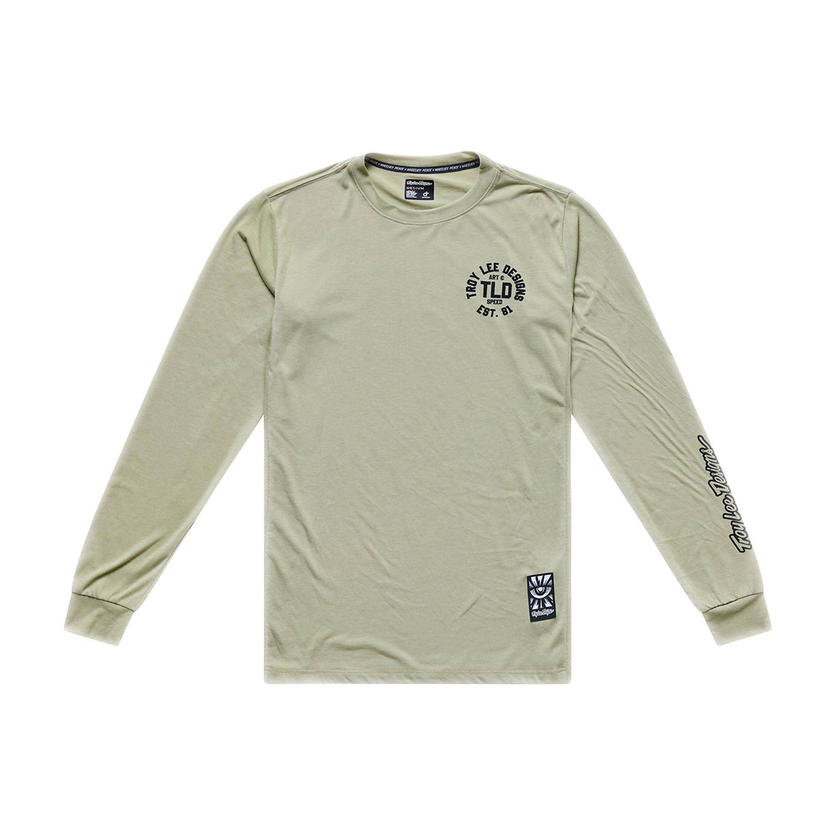 Troy Lee Designs Skyline Maglia da Corsa a Manica Lunga Stamps - Salvia