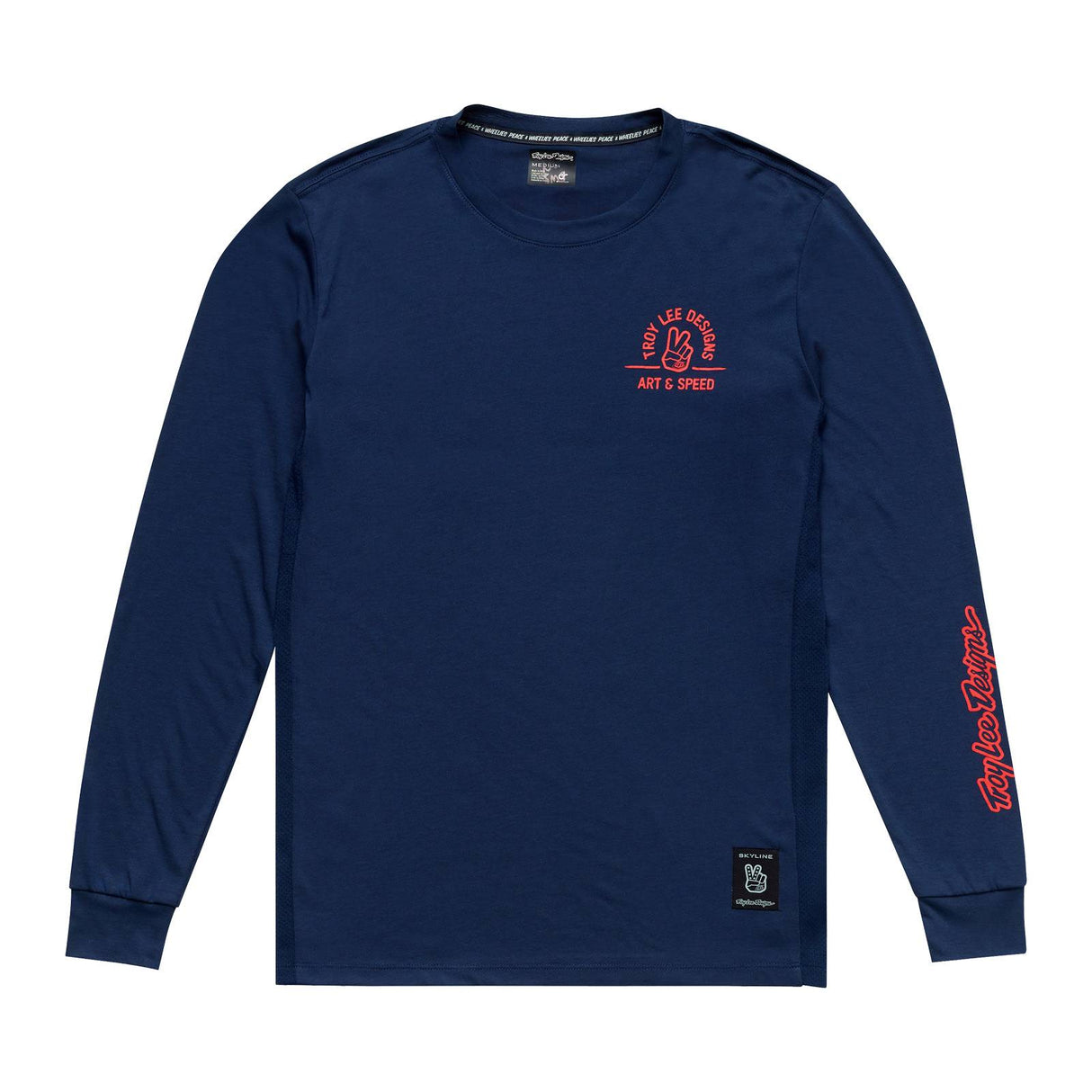 Troy Lee Designs Skyline Long Sleeve Ride Jersey Locals - Midnight