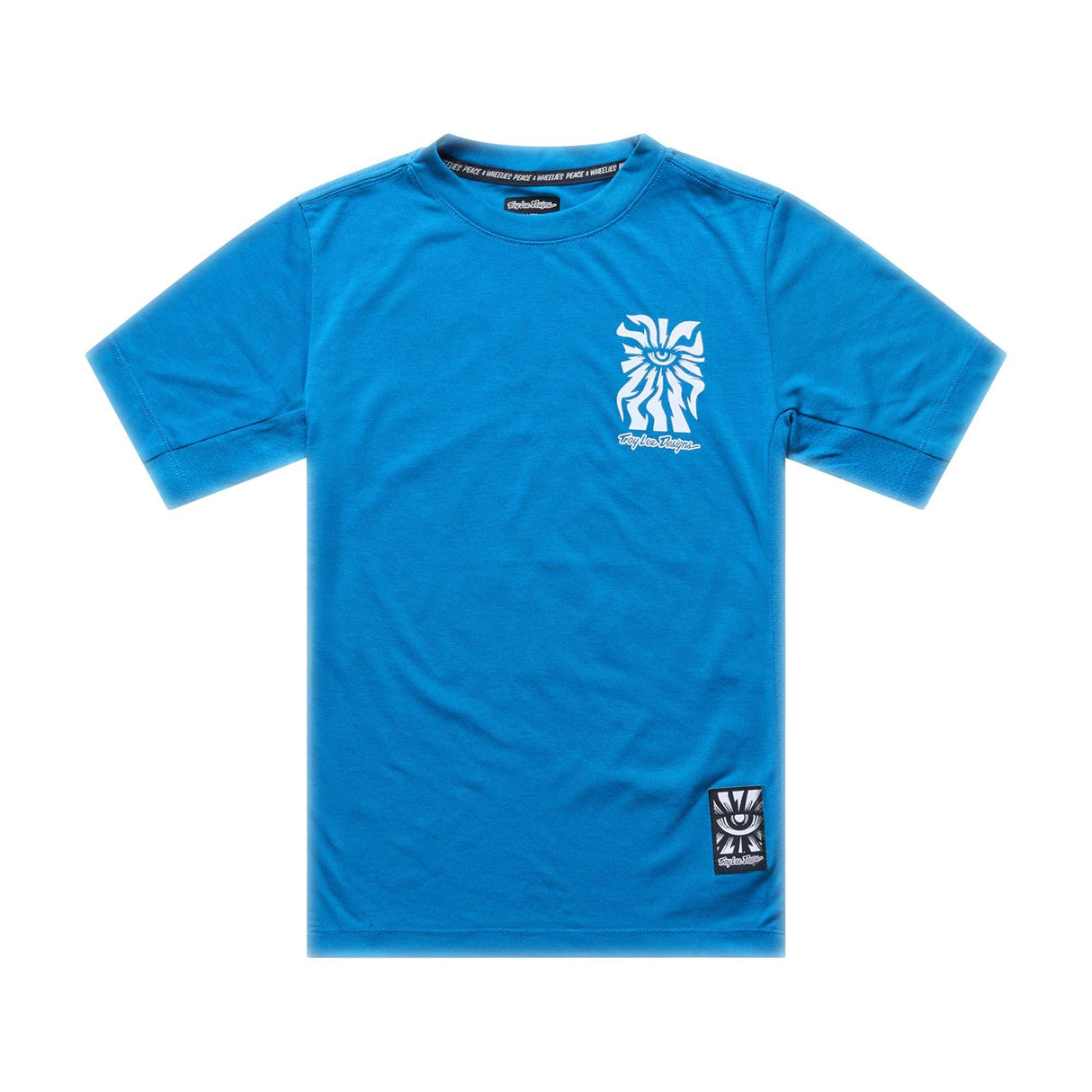 Troy Lee Designs Skyline Ride One Eye Youth Short Sleeve T-Shirt One Eye - Aero Blue