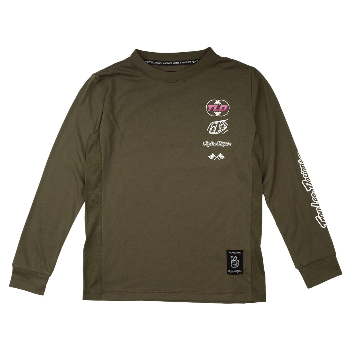 Troy Lee Designs Worldwide Skyline Ride Youth Long Sleeve Jersey