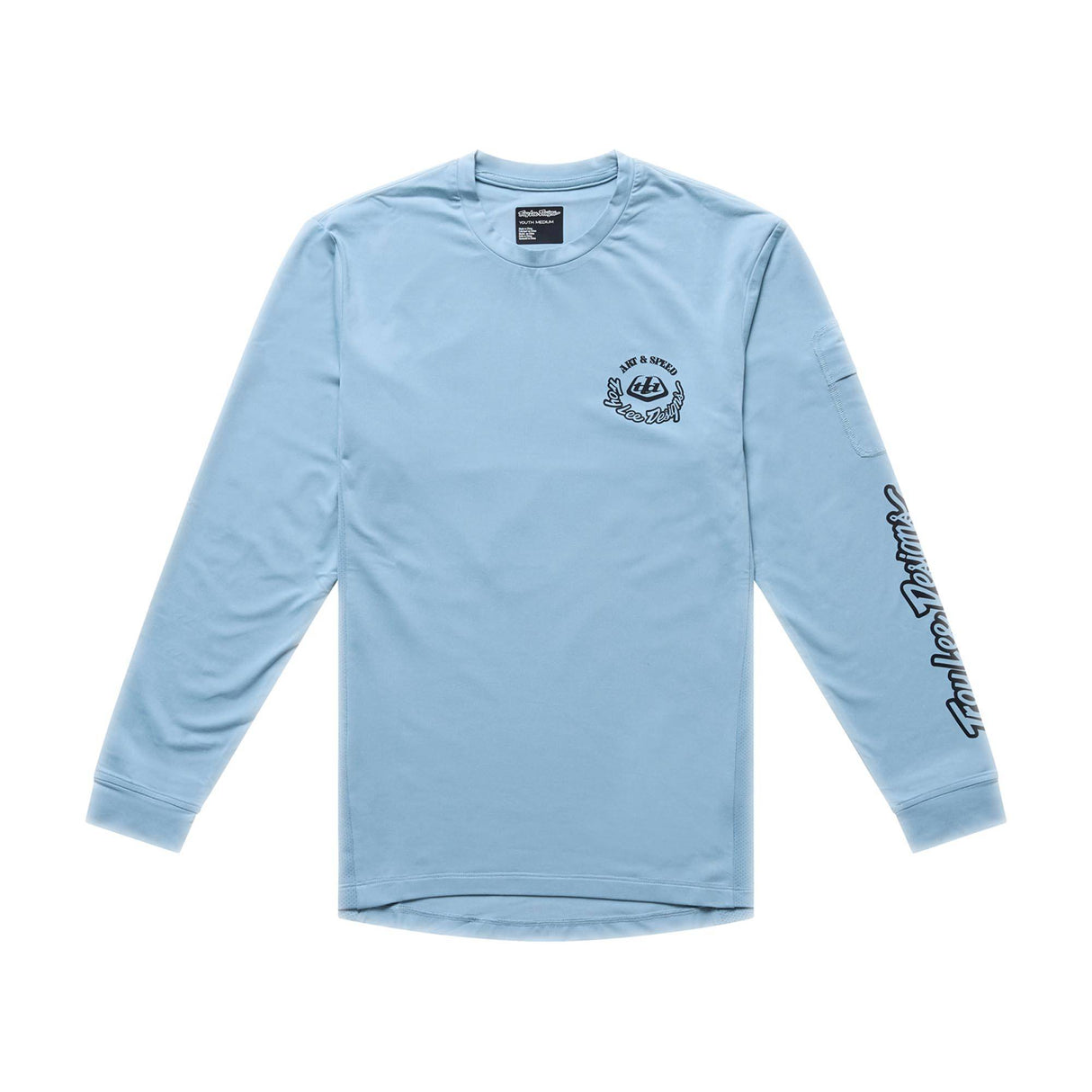 Troy Lee Designs Ruckus Ride Carbs Youth Long Sleeve T-Shirt Carbs - Dawn Blue