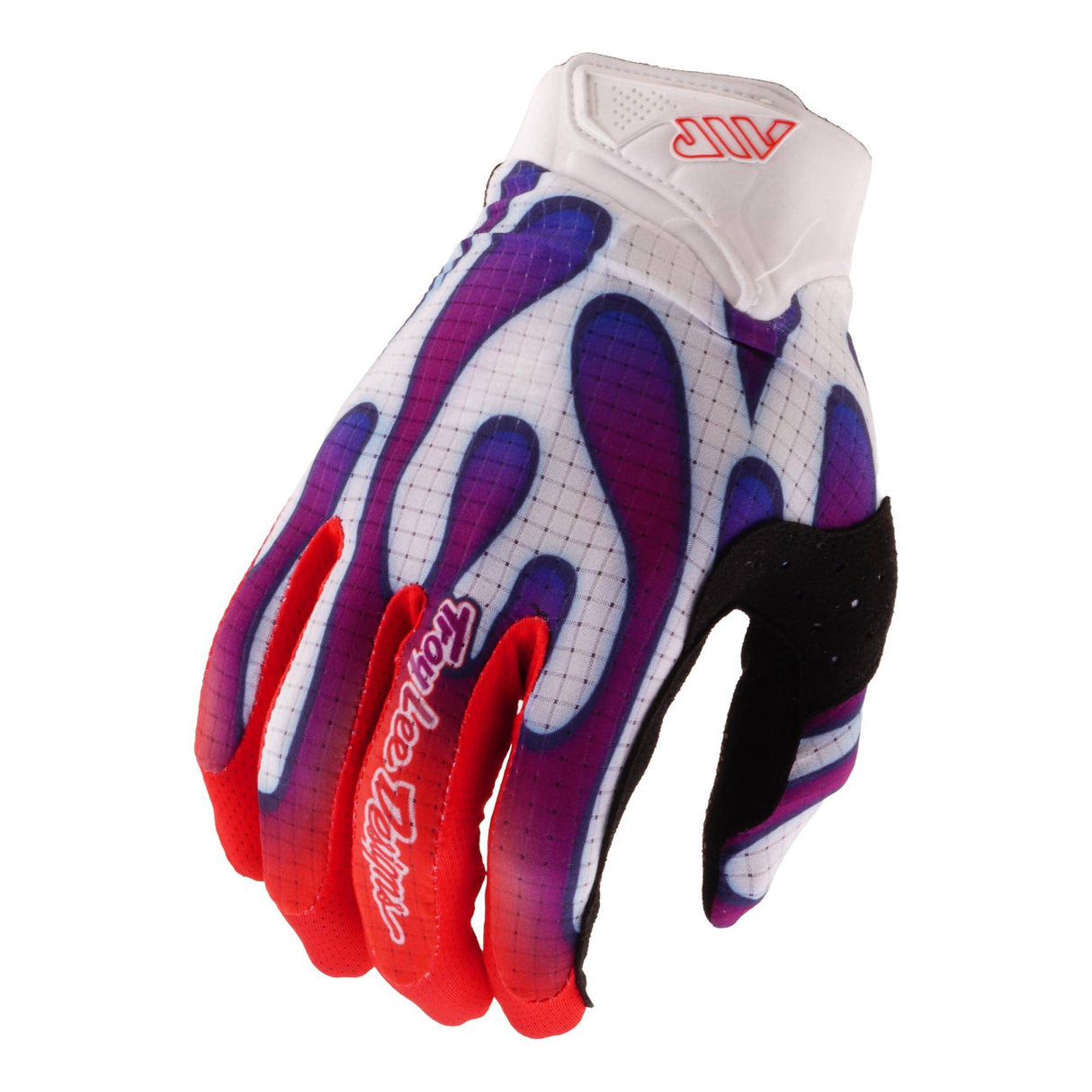 Troy Lee Designs Guantes Air Overspray - White/Violet