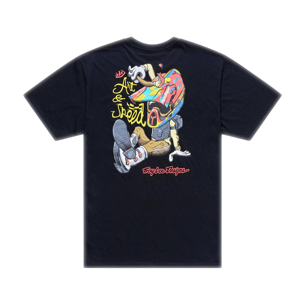 Troy Lee Designs Heritage T-Shirt mit kurzen Ärmeln Heritage - Schwarz